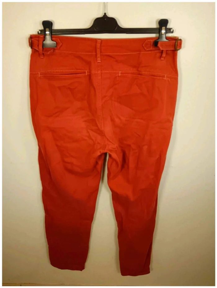 C31 pantalon rouille Comptoir des cotonniers 38 - photo numéro 2