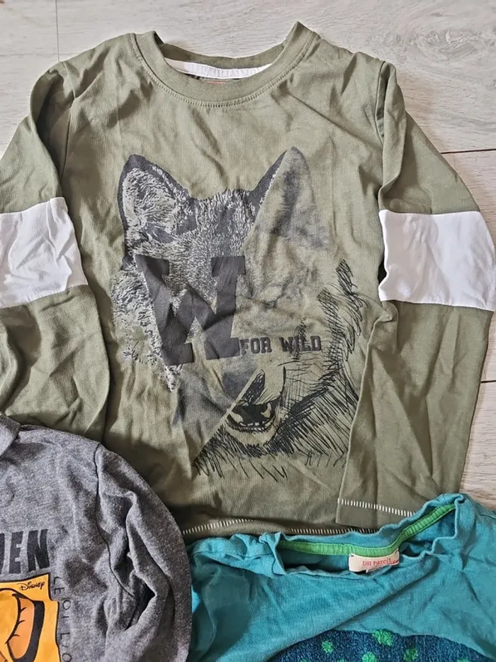 Lot de 5 t-shirts manche longue - photo numéro 6