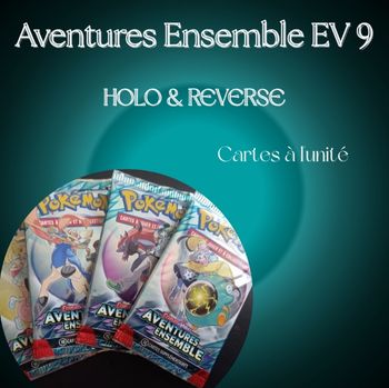 Cartes POKEMON Aventures Ensemble EV 9. Holo & Reverse