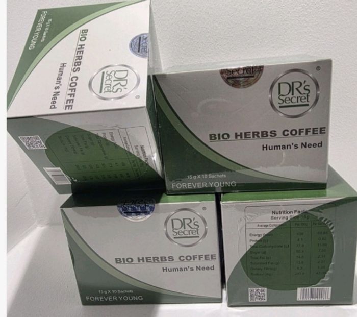 ORIGINAL CAFÉ BIO DOCTEUR SECRET 4 BOITES DE 10 SACHETS