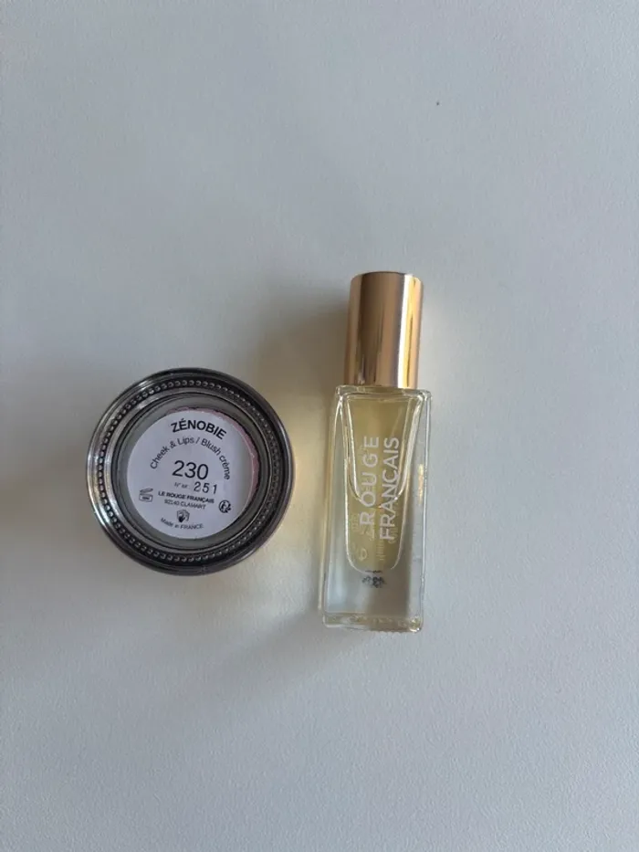 Lot Le Rouge Français – Huile à lèvres Pasiphaé + Blush crème Zénobie - photo numéro 2
