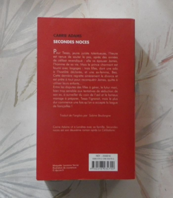 Secondes noces de Carrie Adams Ed. Piment - photo numéro 2