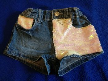 Short en jean fille taille 4 ans