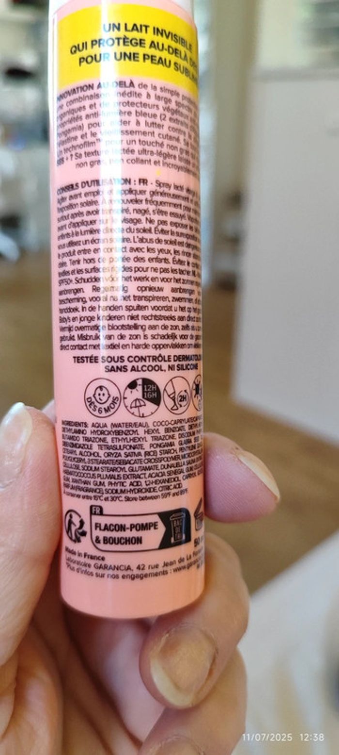 Garancia Lait Solaire douceur invisible Sun protect 50+ 50 ml - photo numéro 8