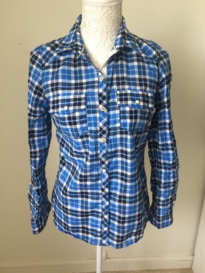 Chemise carreaux Zara taille M