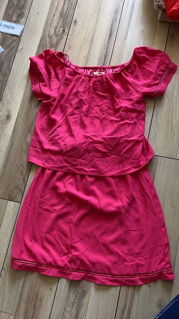 Robe rose fushia fluide