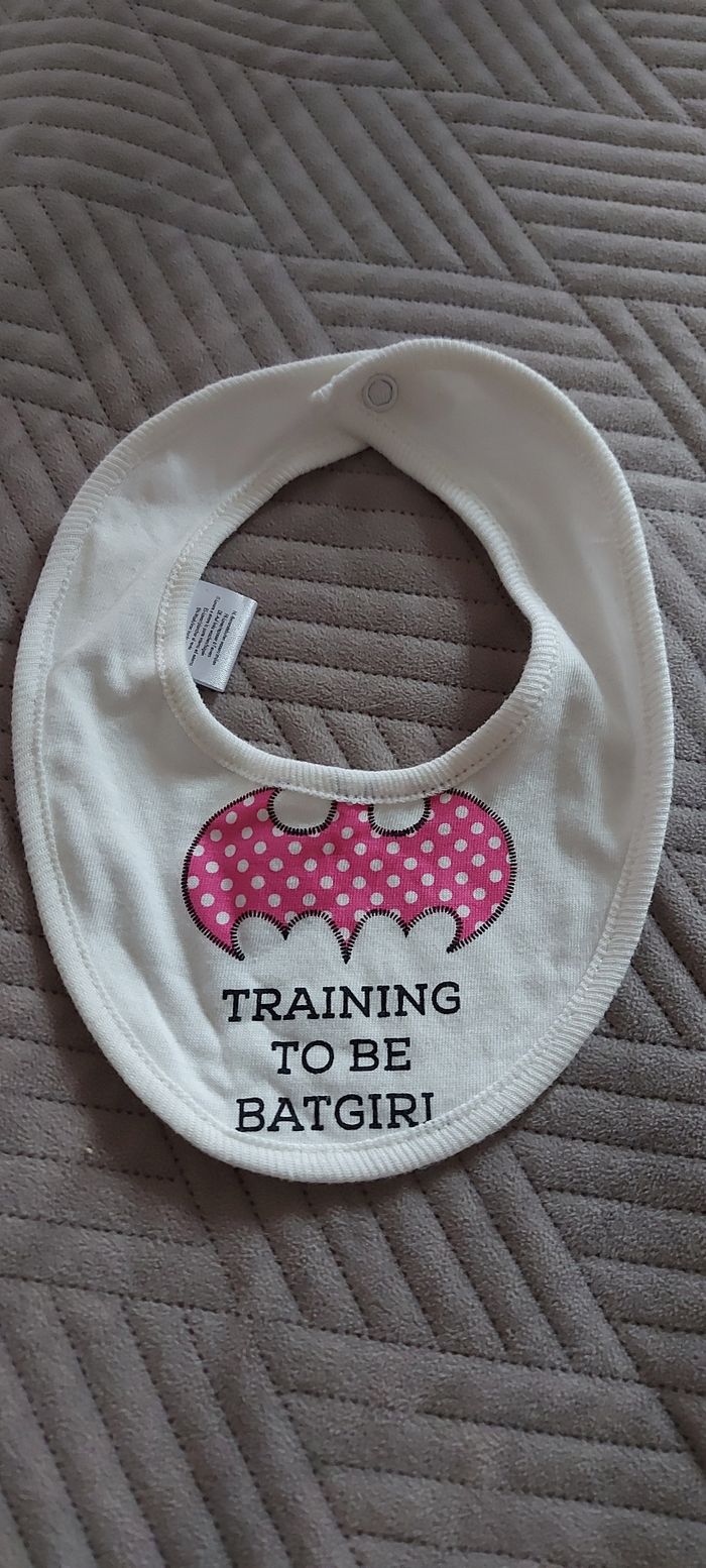 2 bavoirs Batman en coton - photo numéro 3