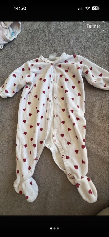 Pyjamas ouverture devant 