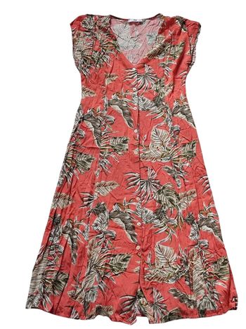 Robe midi coral taille M