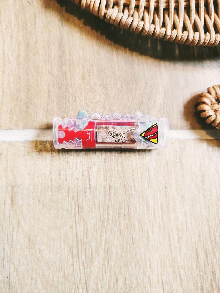 🦕 Power rangers dino charge Energem-dino chargeur n° 1 rouge transparente Tyrannosaure - photo numéro 2