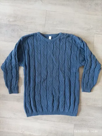 Pull torsadé vintage femme 36/38