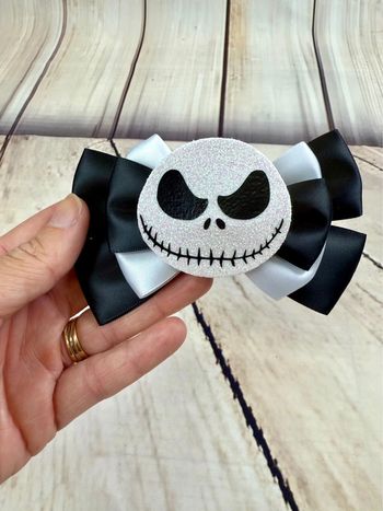 Noeud interchangeable pour serre-tête Disney L’étrange Noël de Mr Jack