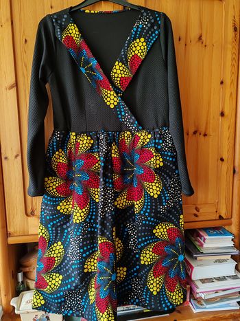 Robe bi matière 