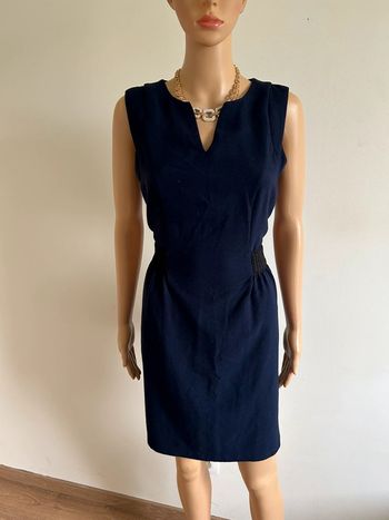 Robe bleue marine sans manches Naf Naf taille 38 TBE