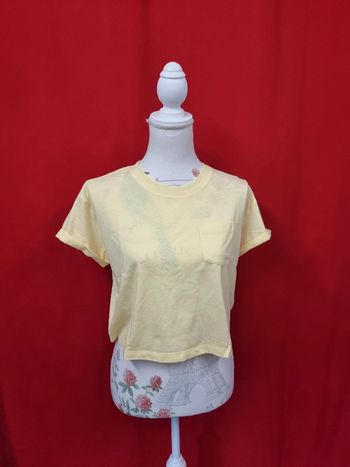 H&M t-shirt court jaune * taille M * Divided
