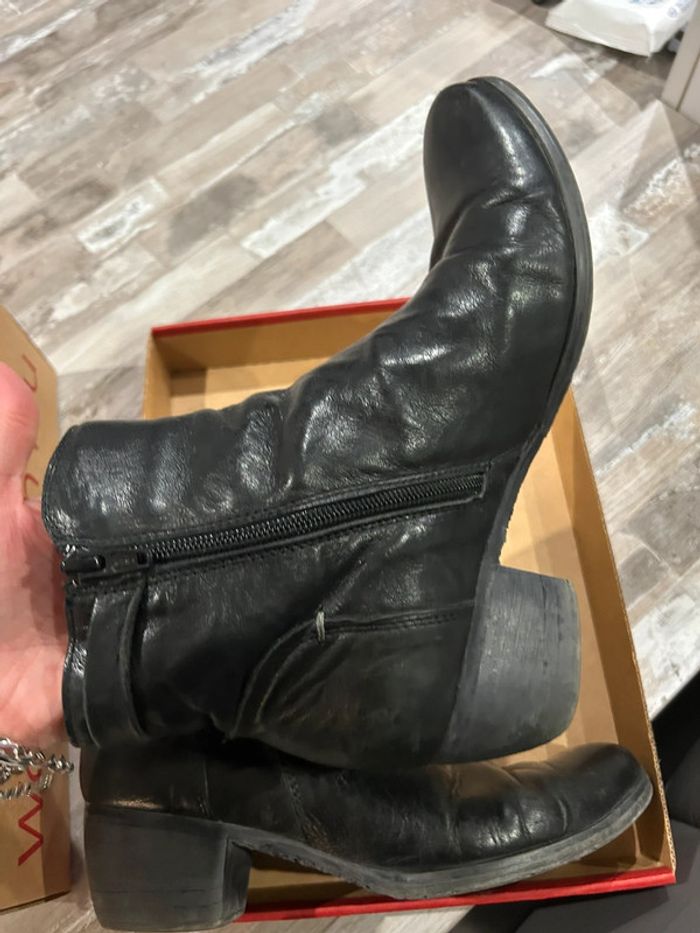 Bottines cuir khrio - photo numéro 5
