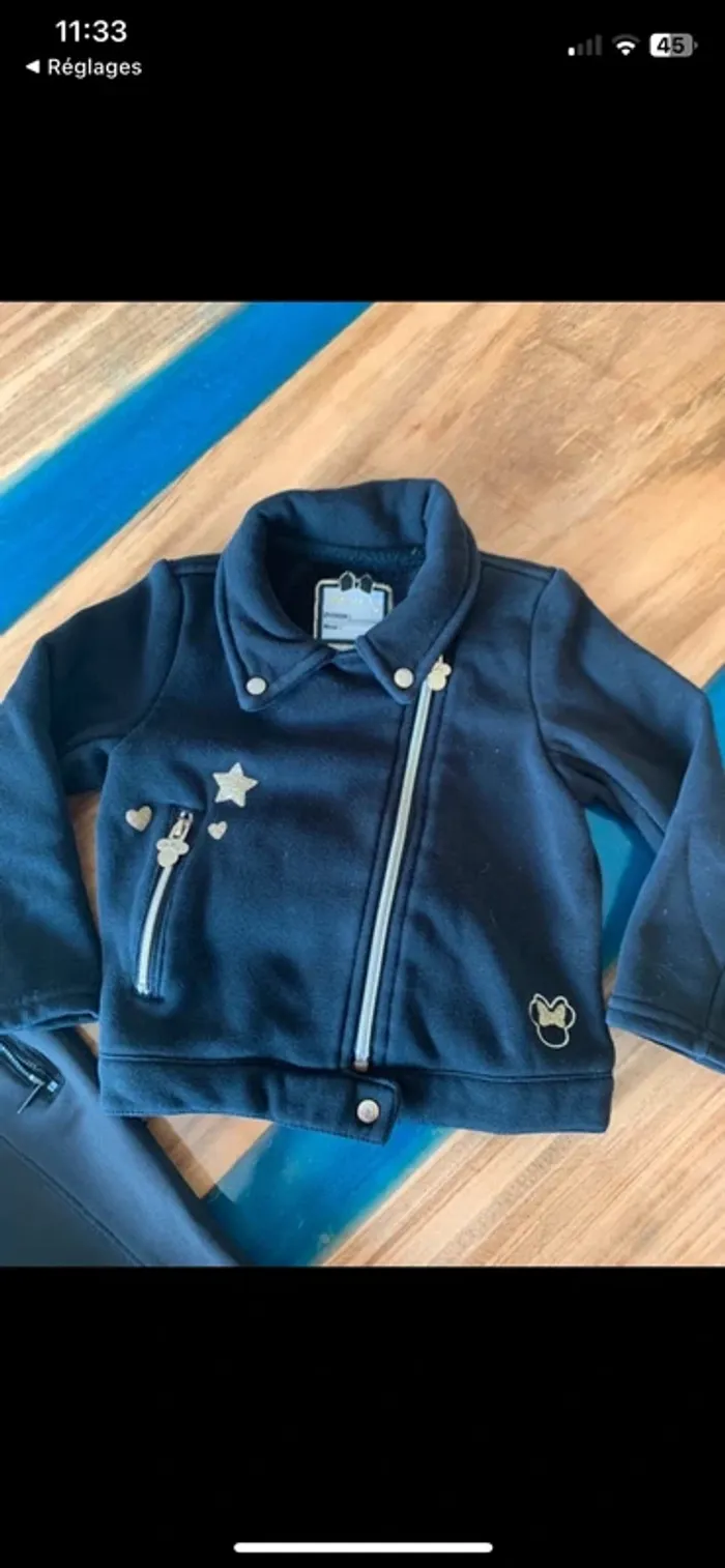 Ensemble noir Disney Minnie taille 3 ans - photo numéro 3