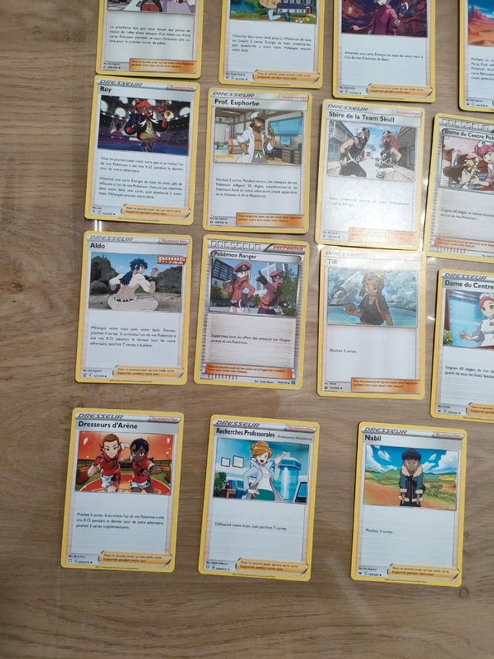 Lot 28cartes dresseurs pokémon - photo numéro 5
