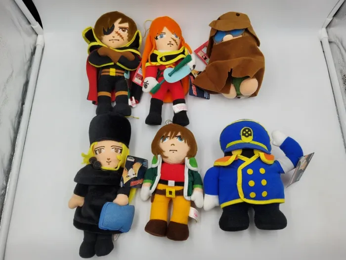 6 Galaxy Express 999 Plushes