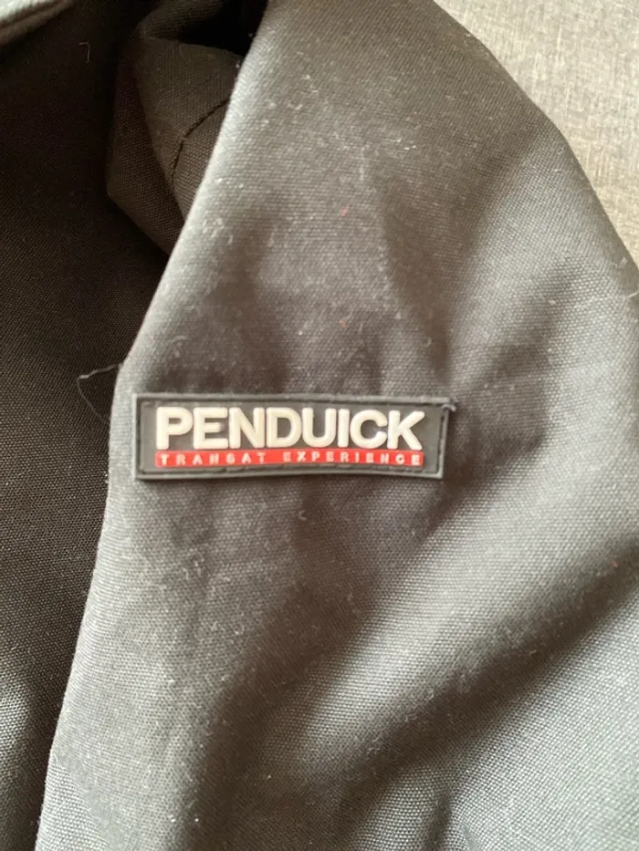 Parka NEUVE doublée avec double fermeture Penduick noir L - photo numéro 15