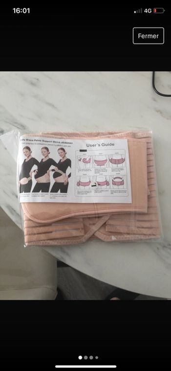 Ceinture de maintien pour femme enceinte