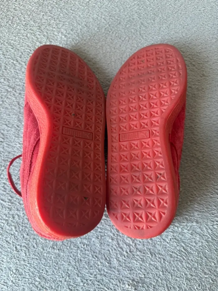 Puma Suede rouge – Taille 36 - photo numéro 7