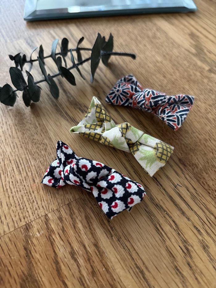 Lot pince noeud tissu - photo numéro 2