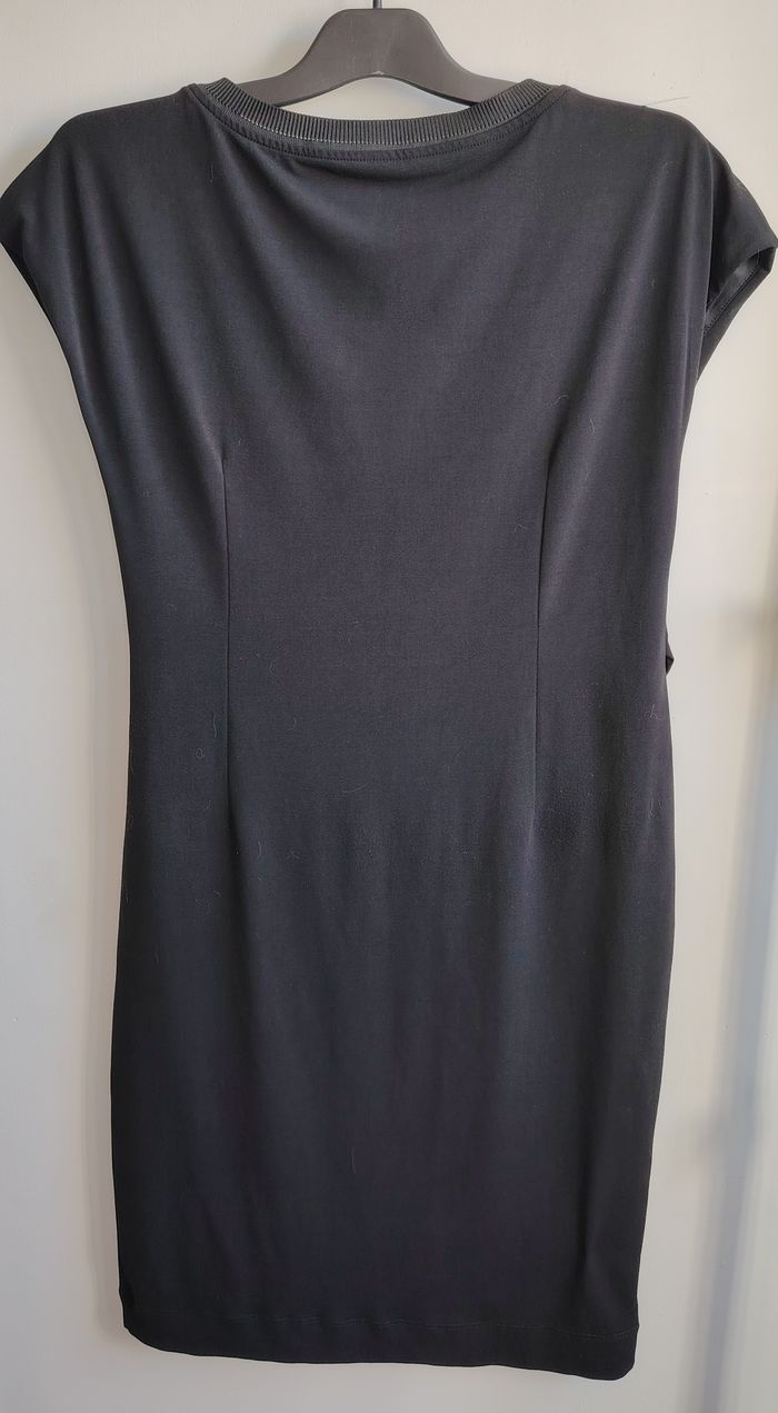 Robe noire drapée PROMISS – Taille S - photo numéro 3