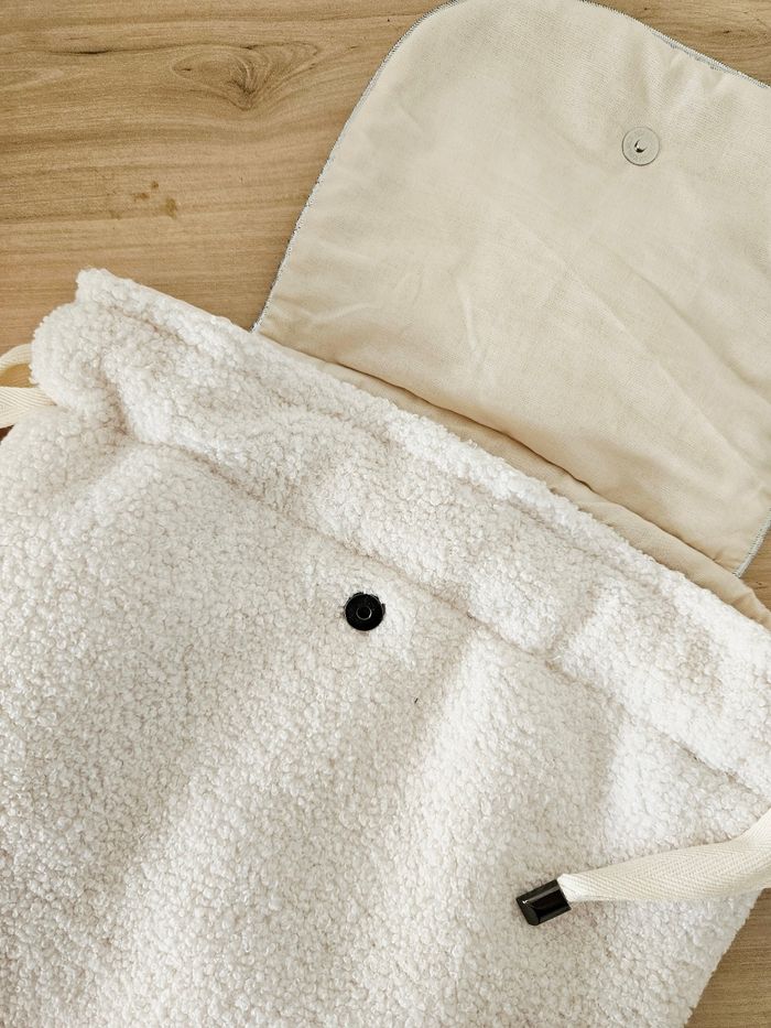 Sac à dos Bouclette Blanche - photo numéro 5