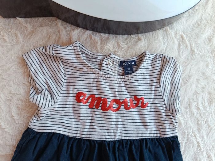 Robe manches courtes Fille 1 mois Amour Kiabi - photo numéro 3