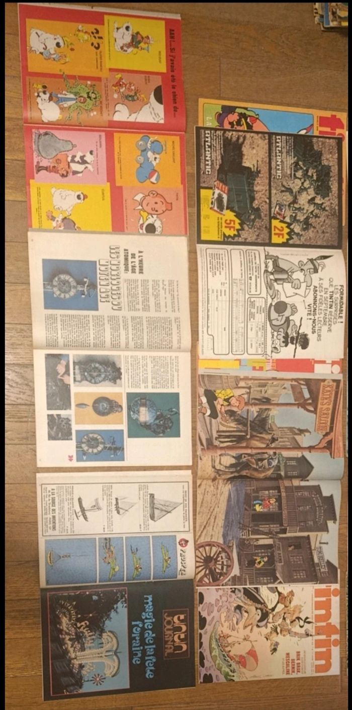 Lot de 18 anciens magazines Tintin années 70 vintage - photo numéro 3