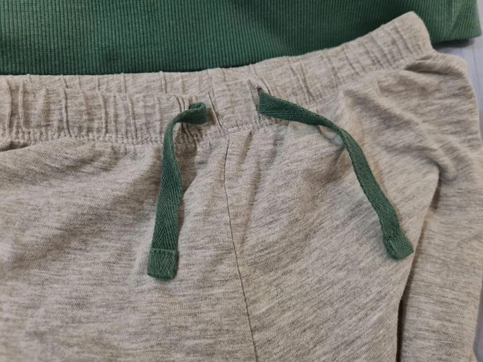 Pyjama vert et gris Kiabi 6 ans 116 cm enfant - photo numéro 7
