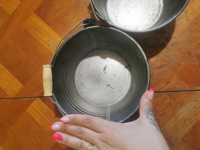 2 paniers acier avce hanses - photo numéro 7