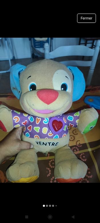Peluche musicale j39