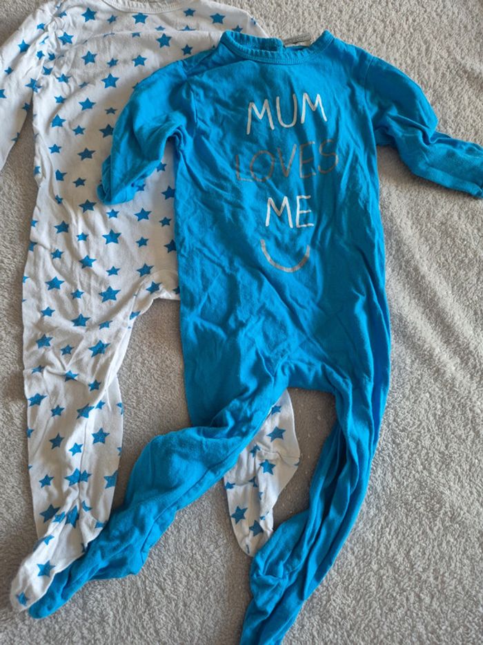 Lot de 3 pyjamas mi-saison 12 mois - photo numéro 3
