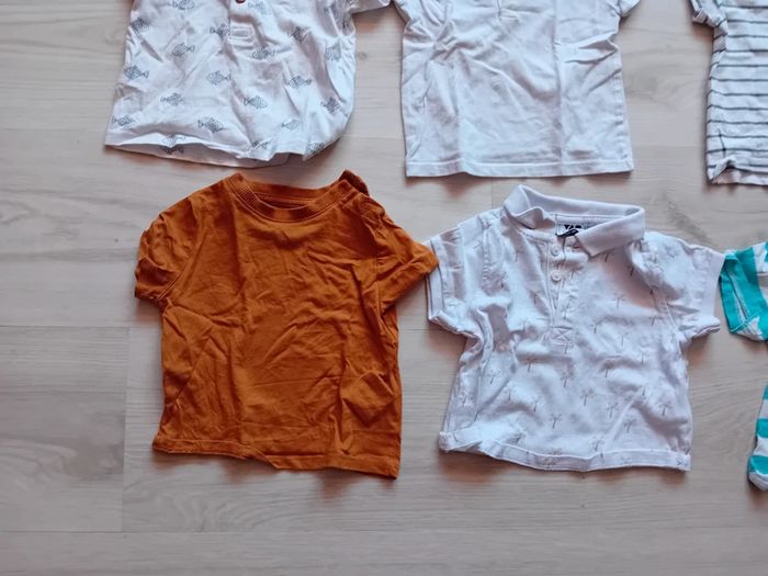 Lot de 9 tee-shirt manche courte 6 mois - photo numéro 4