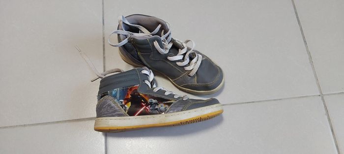 Basket montante à lacets et zip 34