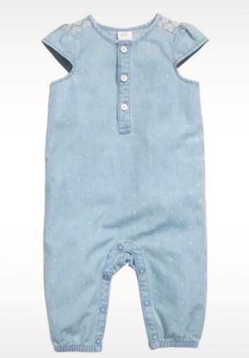 Salopette combinaison h&m neuve 4/6 mois 68cm