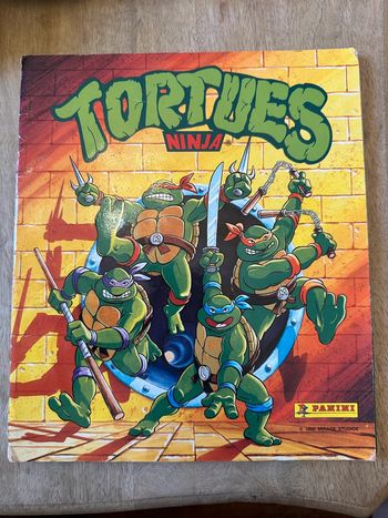 Album images Panini complet ancien Les Tortues Ninja stickers autocollants