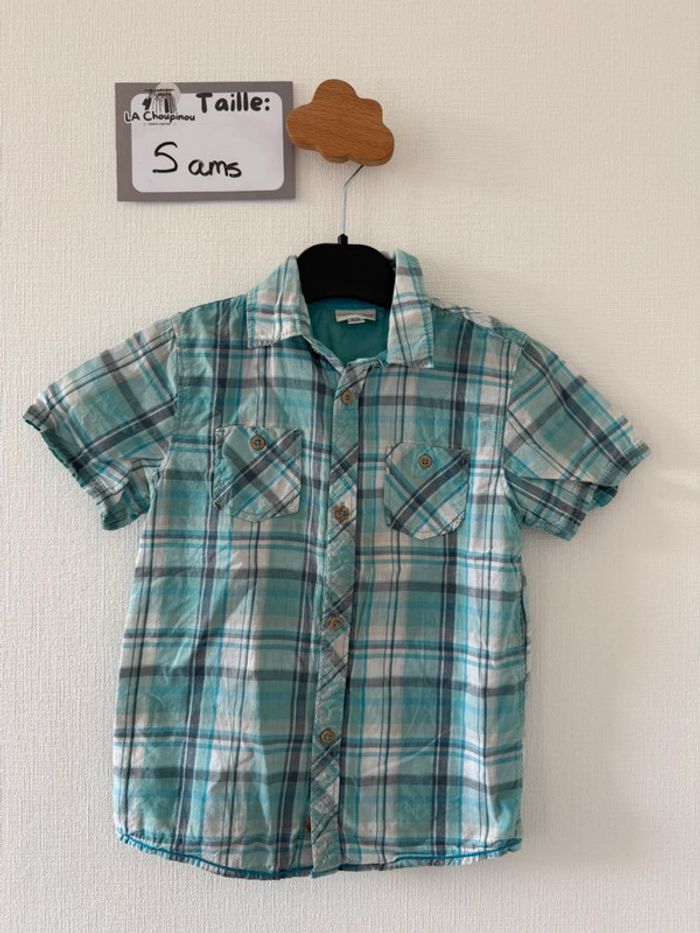 Chemise manches courtes - taille 5 ans 🌼