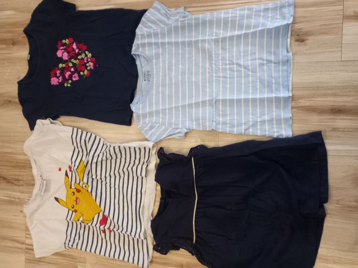 Lot 14 Tshirt + 3 débardeurs 4 ans - photo numéro 2