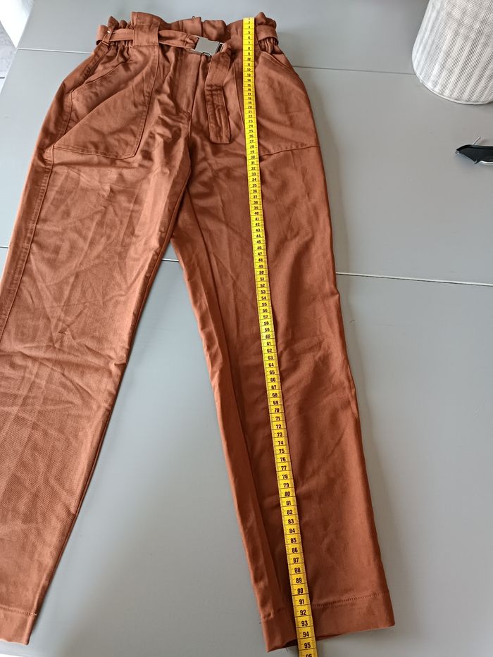 Pantalon droit marron Tally weijl taille 34 - photo numéro 5