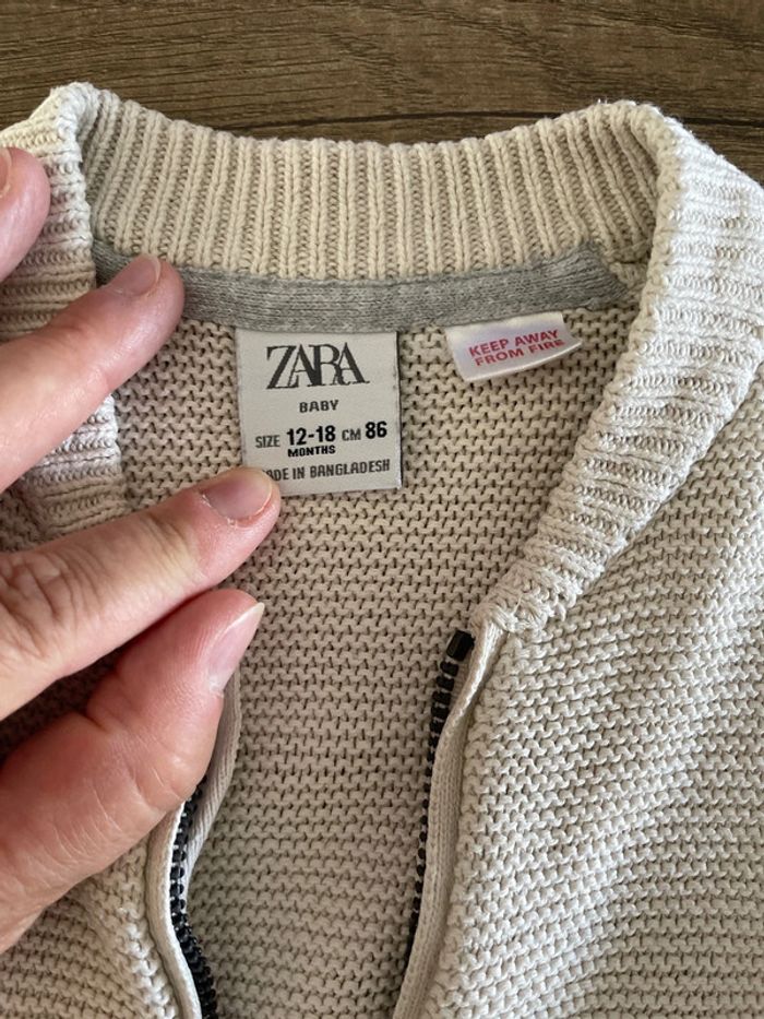 Gilet Zara 86 cms - photo numéro 3