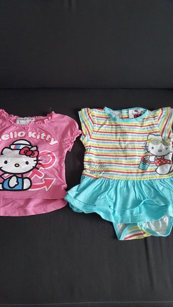 Robe-body + t shirt  hello kitty T.3M