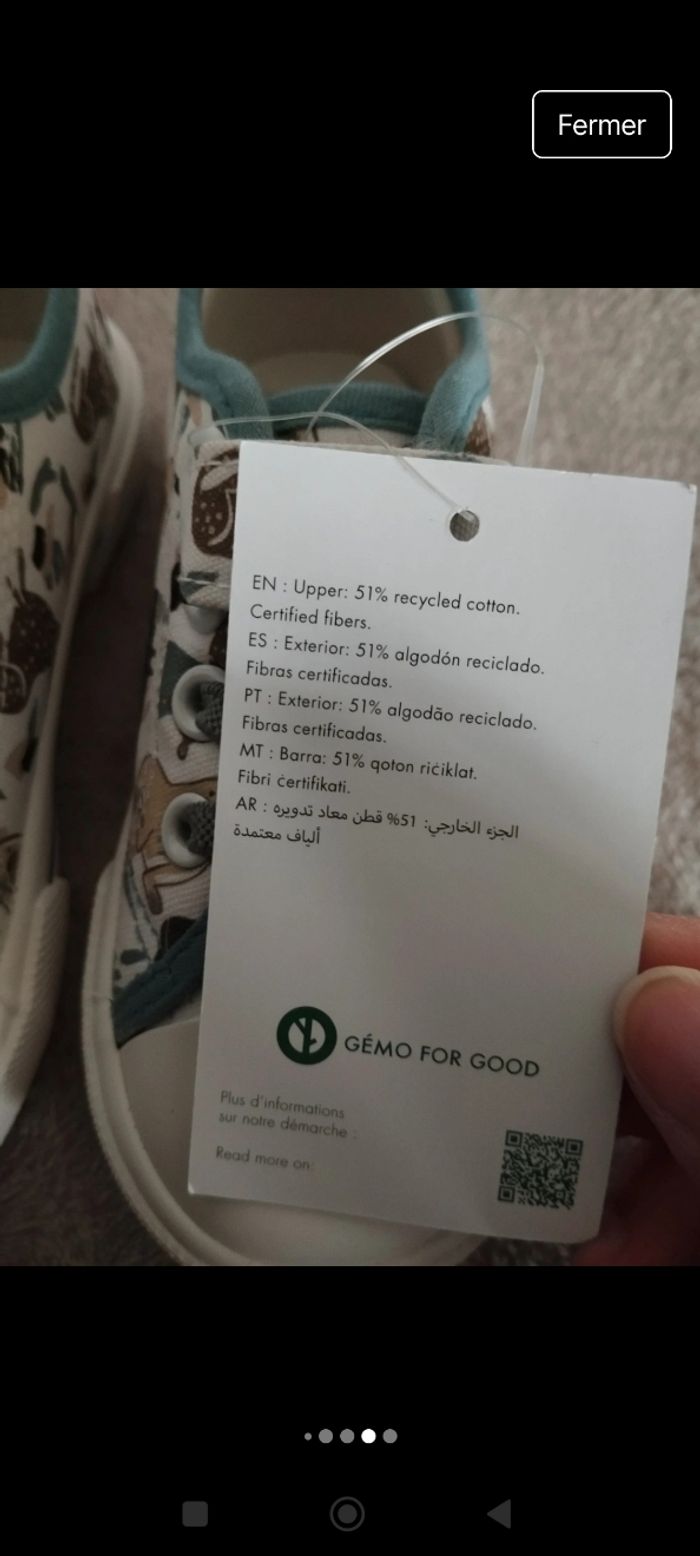 Chaussures neuves Gémo garçon pointure 24 - photo numéro 8