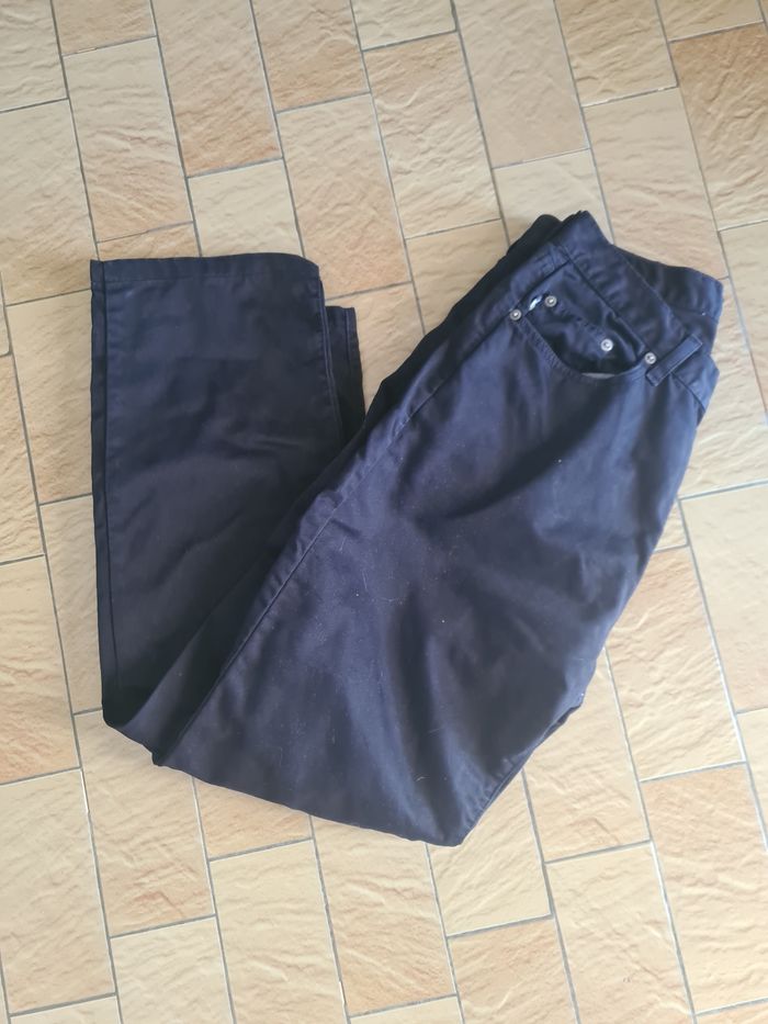 Jean droit noir Kiabi / Taille 44