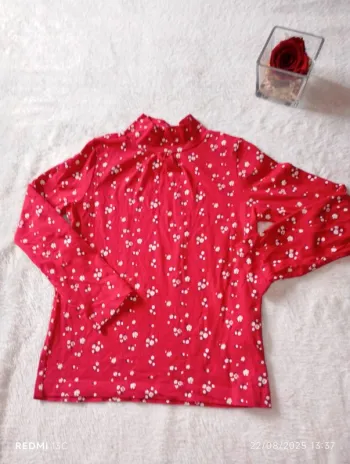 Sous pull rouge