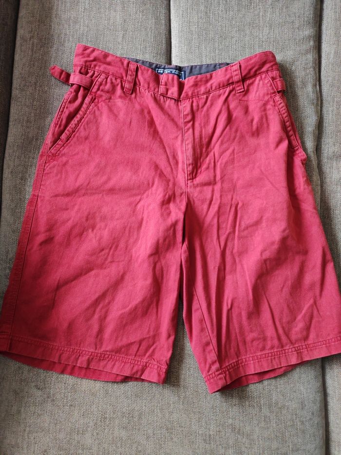 Short chino rouge peter polo