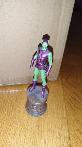 Figurine Bouffon Vert échec MARVEL chess figure eaglemoss Green Goblin
