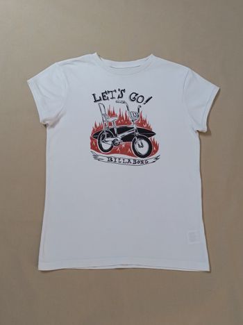 👕 Tee-shirt garçon 12 ans – Billabong – Imprimé "Old School Biker"